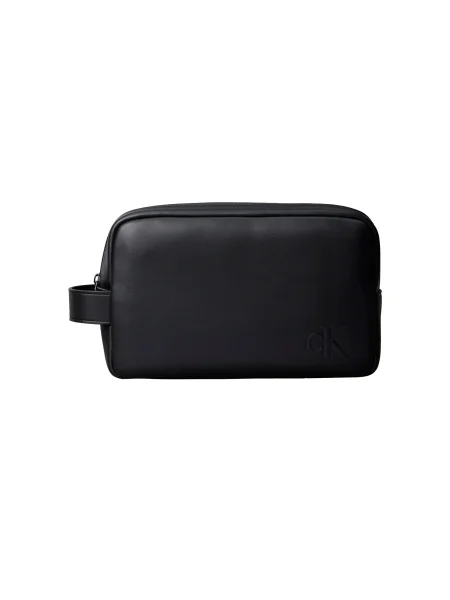 Geantă crossover Calvin Klein Bold Ck Dopp Kit negru