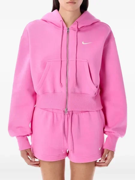 Kratke hlače Nike ošišan od flisa crna