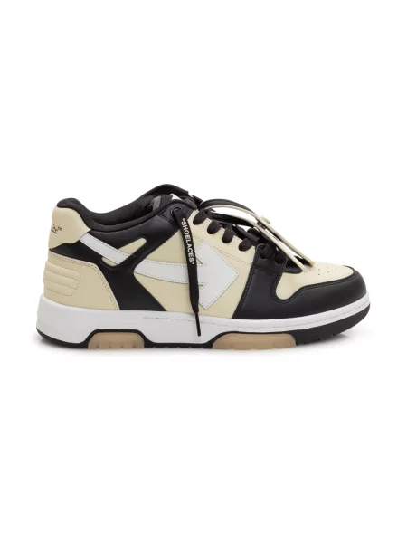 Sneakersy Off-white skórzane biznesowe białe