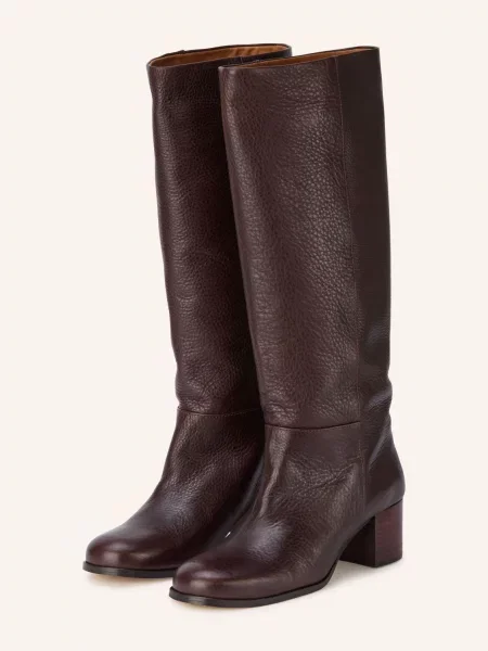 Toral Kozačky Paisley tmavě hnědá
