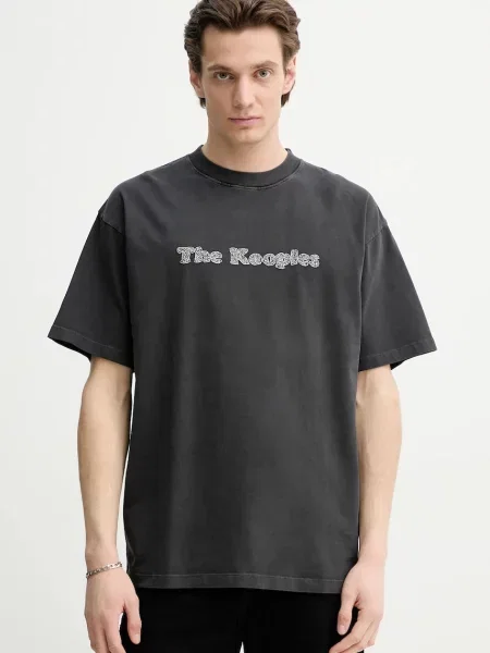 Tričko The Kooples s aplikací šedá
