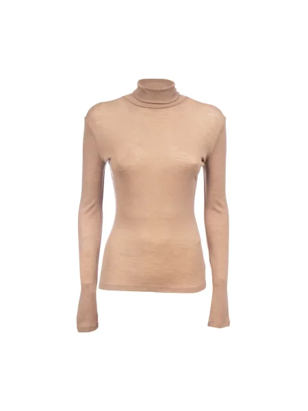 Lniany golf golf Weekend Max Mara beżowy