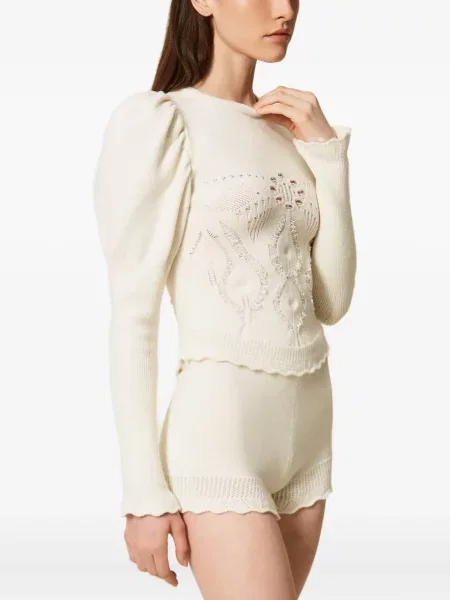 Pantaloni scurți Twinset tricotate