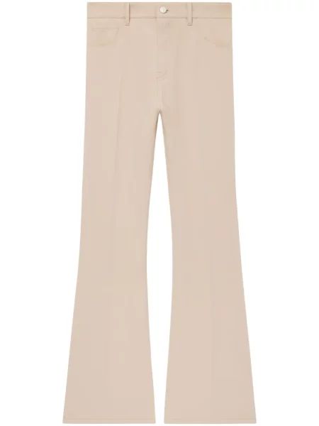 Pantaloni Courreges din țesătură twill