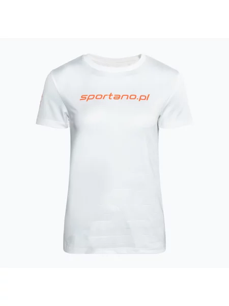 Дамска тениска за бягане SPORTANO Active white бяло