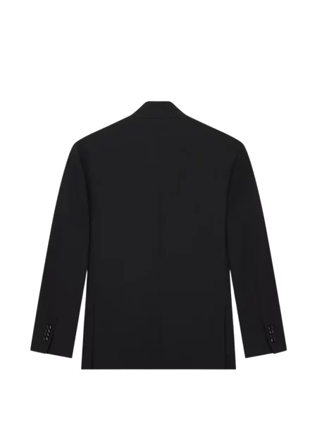 Gulerat geacă Giorgio Armani de lână negru