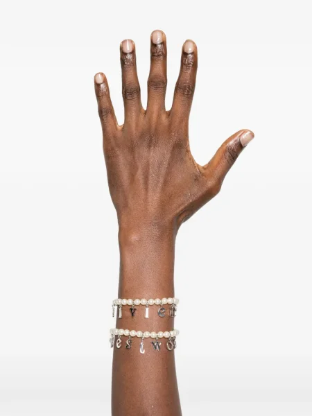 Pandantiv Vivienne Westwood cu perle argintiu