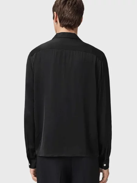 Сорочка AllSaints regular чорний