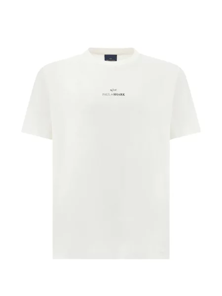 Tricou Paul & Shark cu imagine alb