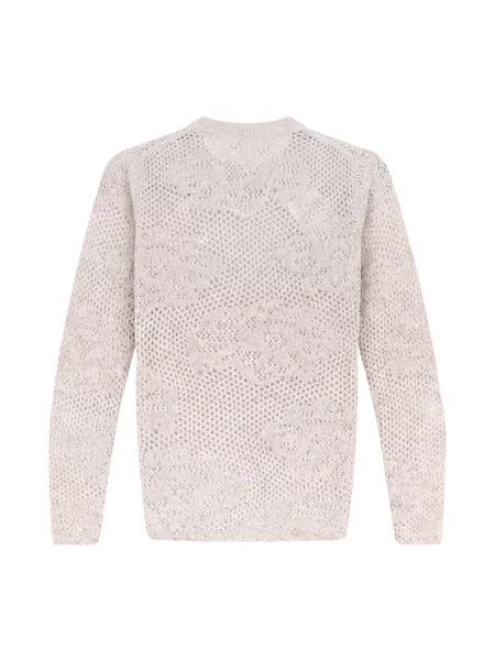 Sweter Brunello Cucinelli wełniany beżowy