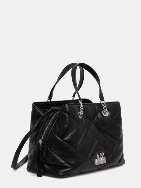 Кожаная сумка через плечо Armani Exchange