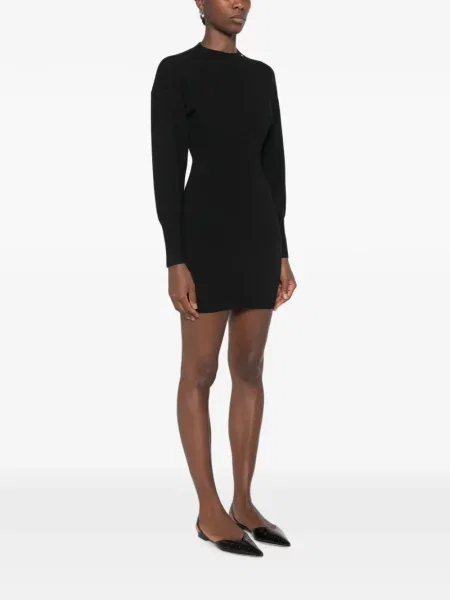 Lung rochie Anine Bing tricotate negru