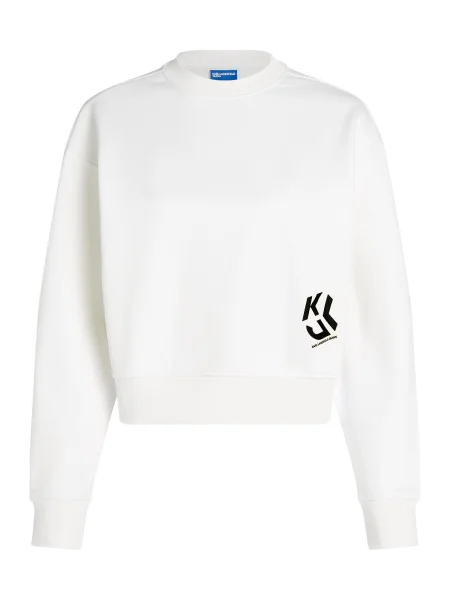 Hanorac Karl Lagerfeld Jeans alb