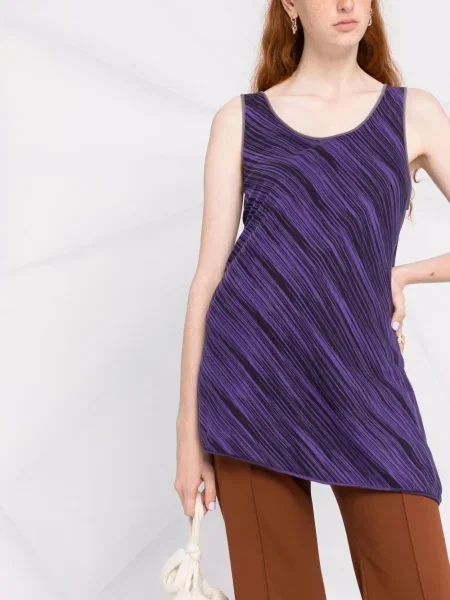 Top Missoni Pre-owned bez rukávů fialový
