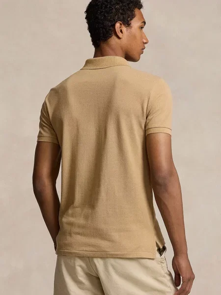 Поло Polo Ralph Lauren однотонне бежевий