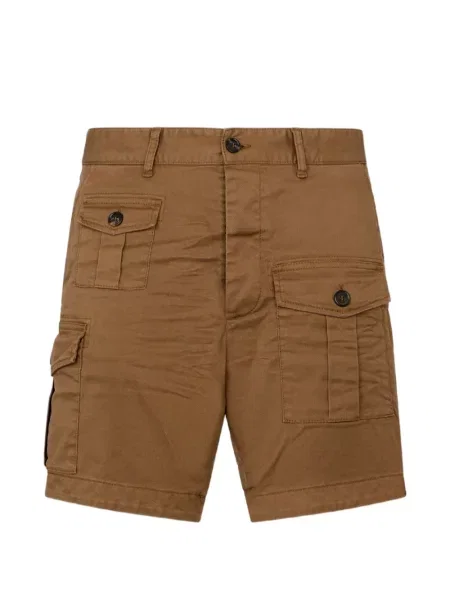 Pantaloni scurți cargo Dsquared2 maro