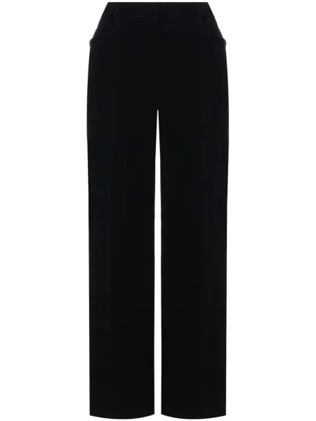 Pantaloni Tom Ford de catifea negru