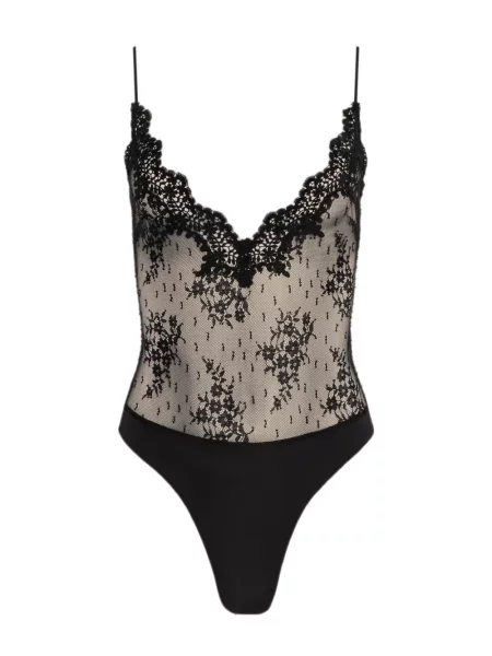 Body L'agence din dantelă negru