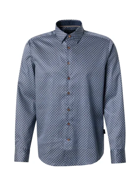 Bugatti Cămașă marin / deschis / portocaliu albastru