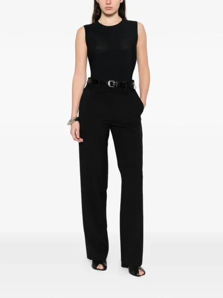 Pantaloni Mm6 Maison Margiela negru