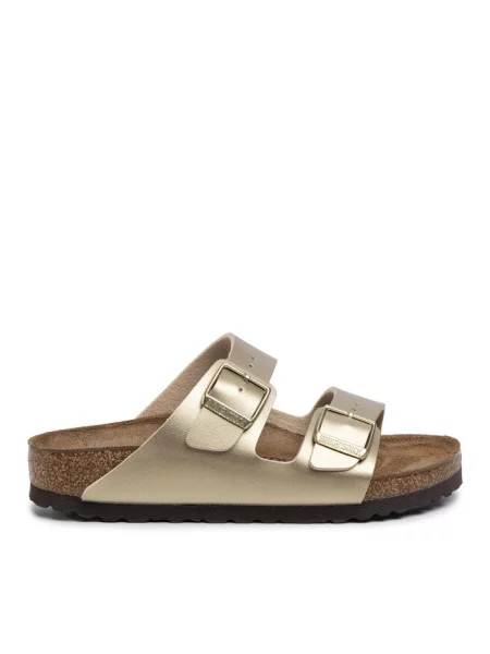 Klapki BIRKENSTOCK Arizona BF Narrow gold żółte