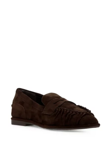 Pantofi loafer Ash cu volane maro