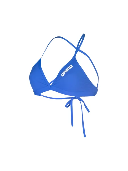 Arena Dames Bikini Topje Team Tie Back Blauw białe