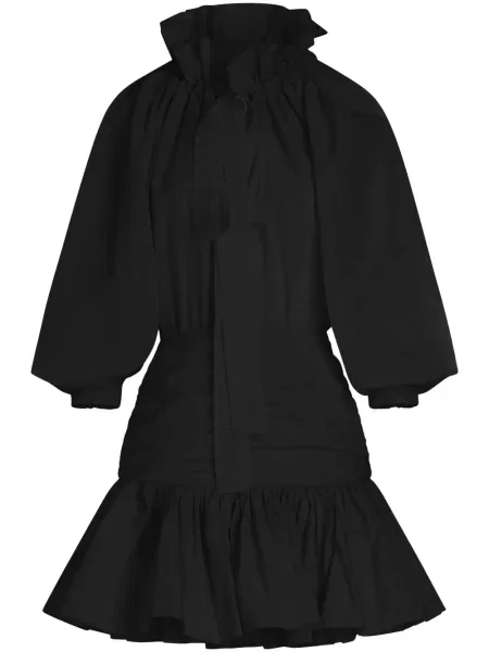 Rochie mini Patou cu volane de costum negru