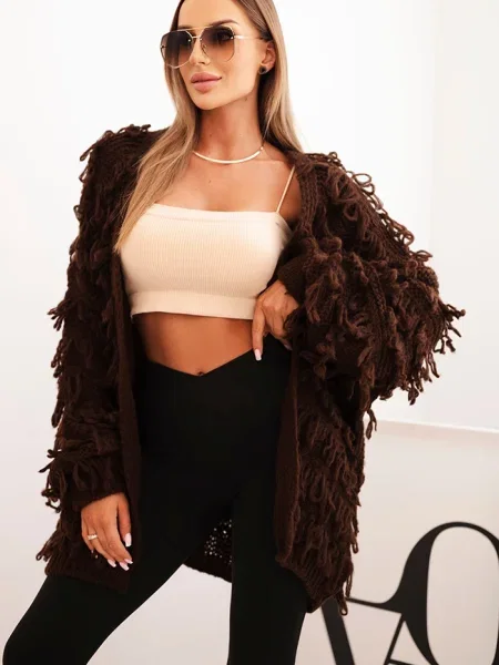 Cardigan Kesi Włoski maro