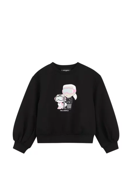 Sweter dziecięcy Karl Lagerfeld czarny