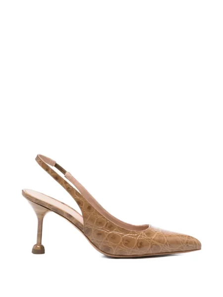 Pantofi cu toc Festa Milano slingback maro