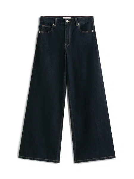 Tommy Hilfiger Blugi Bleumarin Wide Leg
