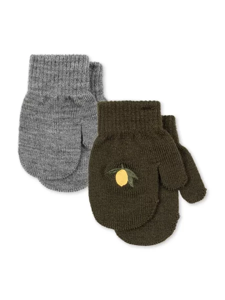 Konges Sløjd рукавиці дитячі з додаванням вовни 2 PACK FILLA MITTENS