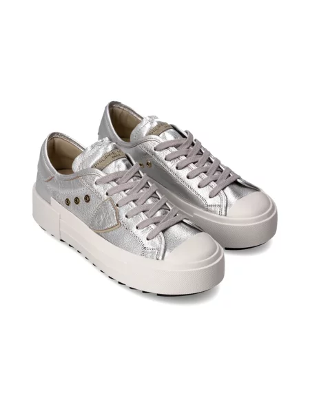 Buty do tenisa Philippe Model skórzane do tenisa szare