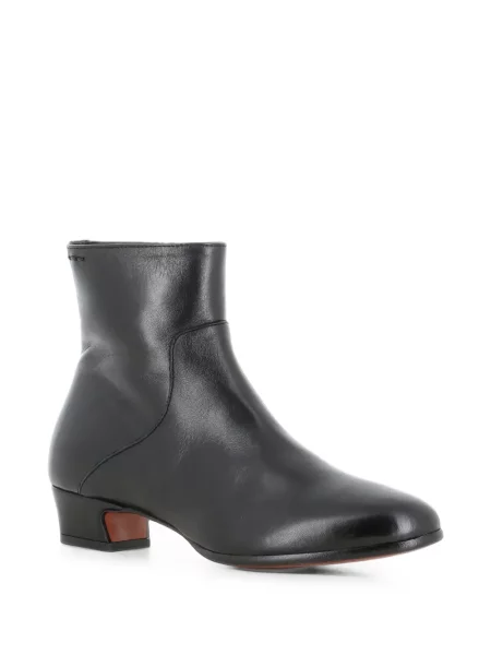 Cizme scurte Alexander Hotto din piele negru
