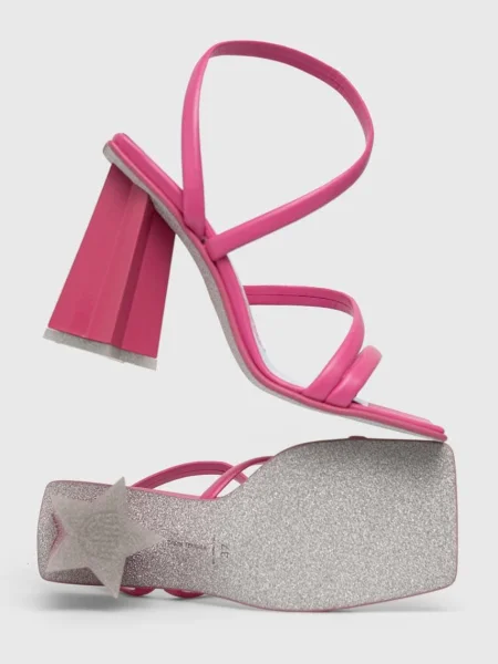 Сандали Chiara Ferragni CF STAR HEEL розово
