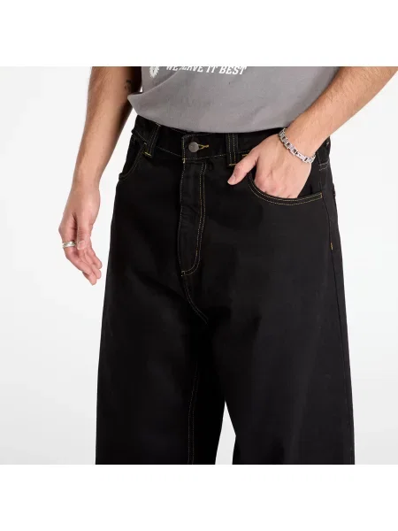 Hlače Carhartt Wip modra