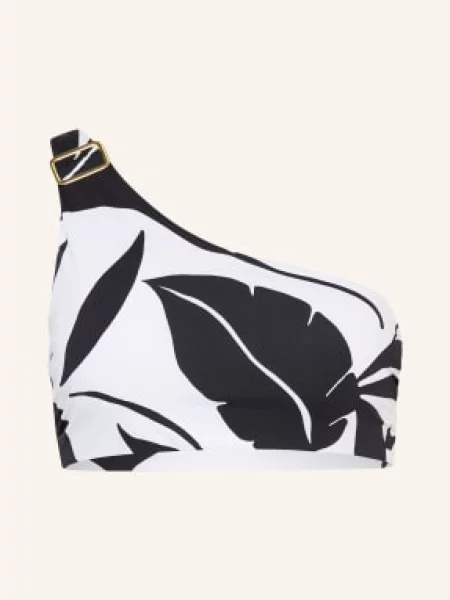 Max Mara Beachwear Bikiny S Jedním Ramínkem Argenta černá bílá