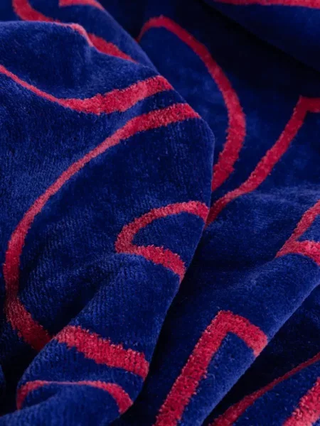 Szlafrok Moschino niebieski