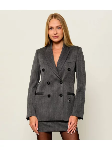 Patrizia Pepe Sacou | Relaxed fit gri