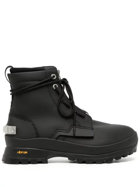 Cizme scurte C2h4 din piele negru