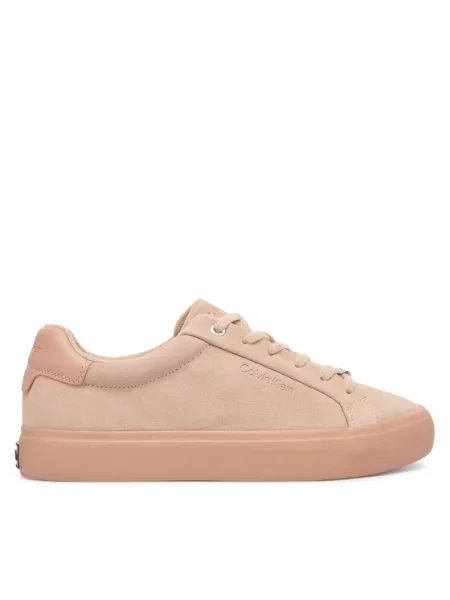 Calvin Klein Superge Lace-Up Sneaker Suede/Wl Ck roza