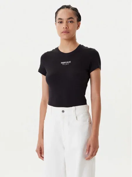 Tričko Tommy Jeans bílé