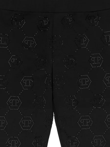 Dětské legíny Philipp Plein černé