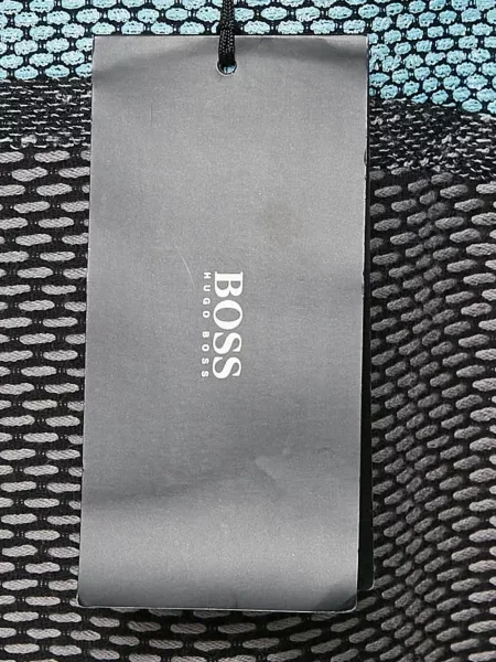 Rochie midi Boss cu dungi până la genunchi de costum negru