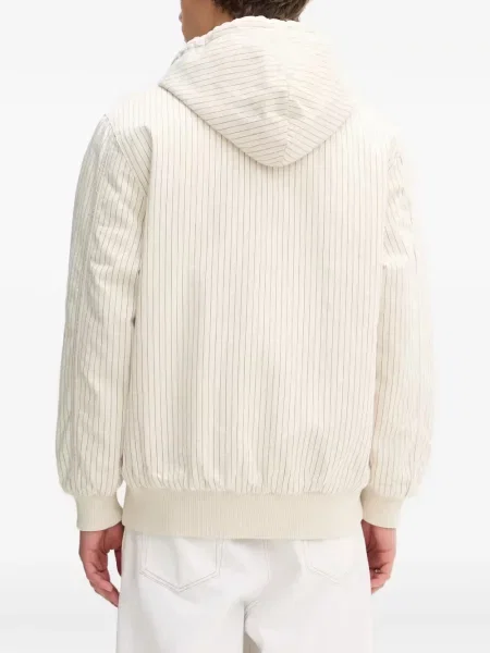 Geacă Levi's® cu dungi cu glugă cu cordon alb