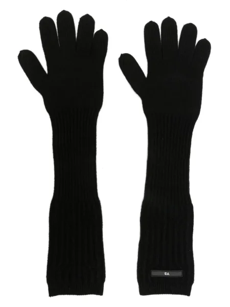Mănuși Y-3 tricotate lungi negru