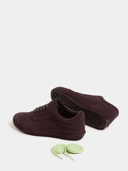 Замшевые кеды Vans коричневые