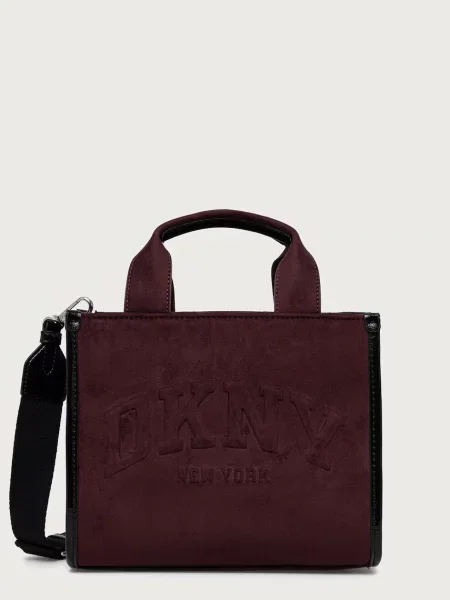 DKNY geantă pentru femei cu imitație de piele întoarsă