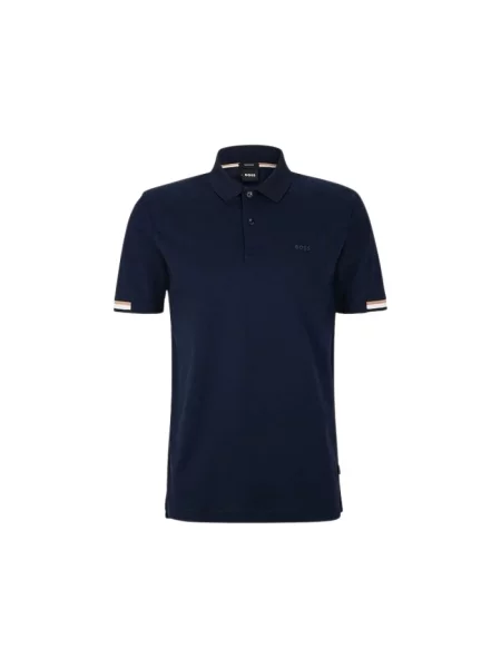 BOSS polo Parlay niebieska